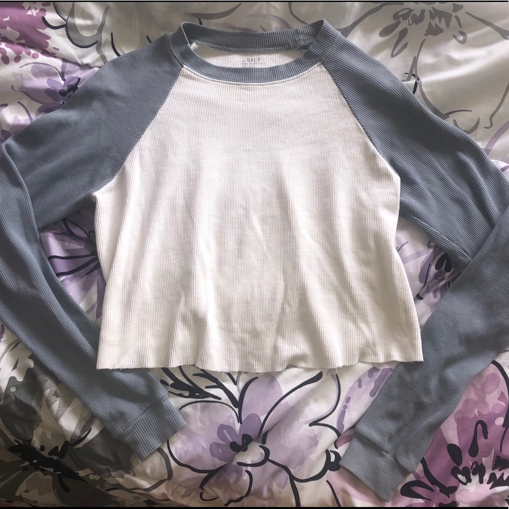 Brandy Melville Cropped Thermal Top